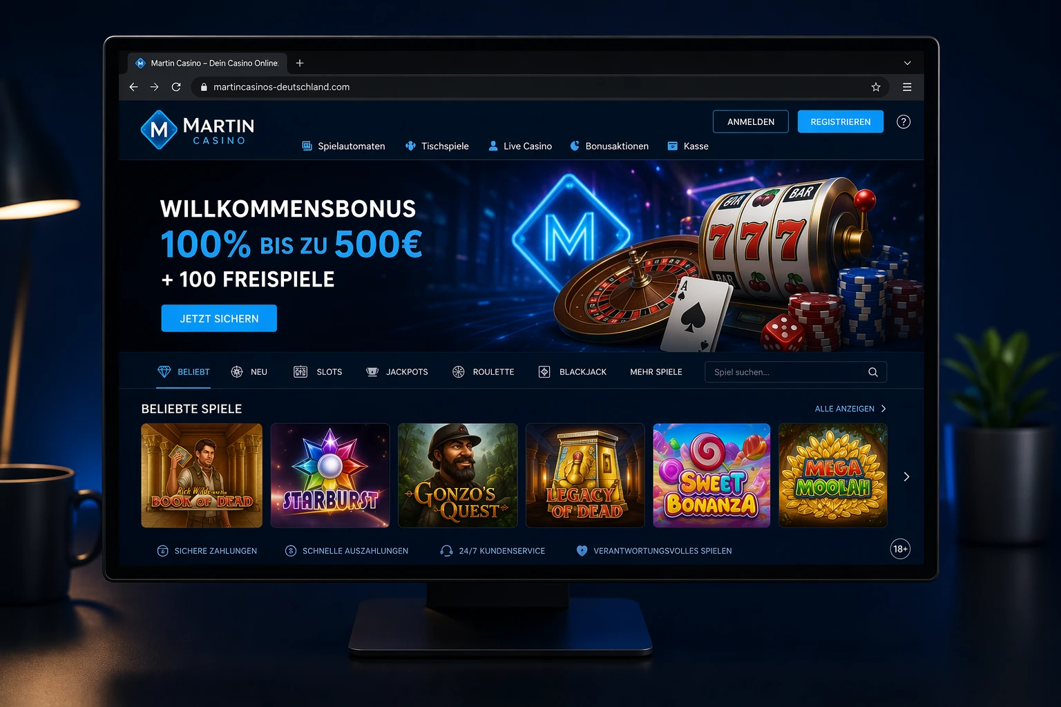 Martin Casino auf einen Blick